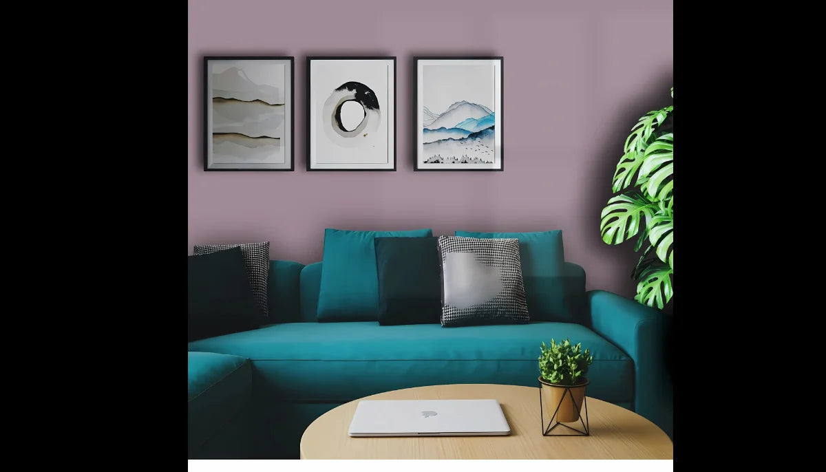 Kontaktfarbe - RAL 4009 Pastellviolett - Airbnb-freundliche Farbe für jede glatte Oberfläche - offRAL™