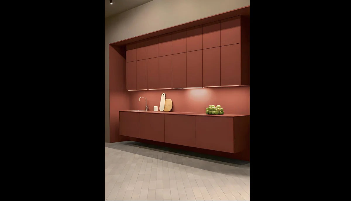 Abzieh- und Klebefarbe – RAL 8029 Perlkupfer – vorübergehend mieterfreundliche, tapezierähnliche Farbe – offRAL™