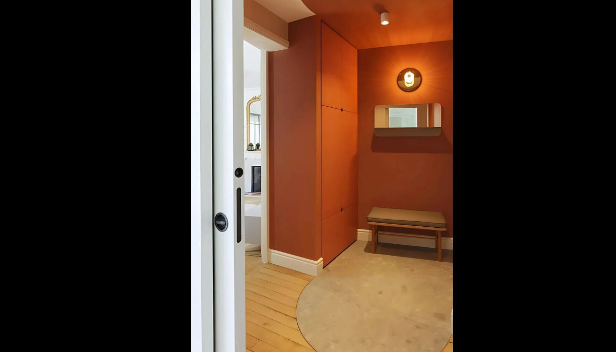 Temporäre Farbe – RAL 2013 Perlorange – für Schränke, Arbeitsplatten, Wände, alle glatten Oberflächen – offRAL™