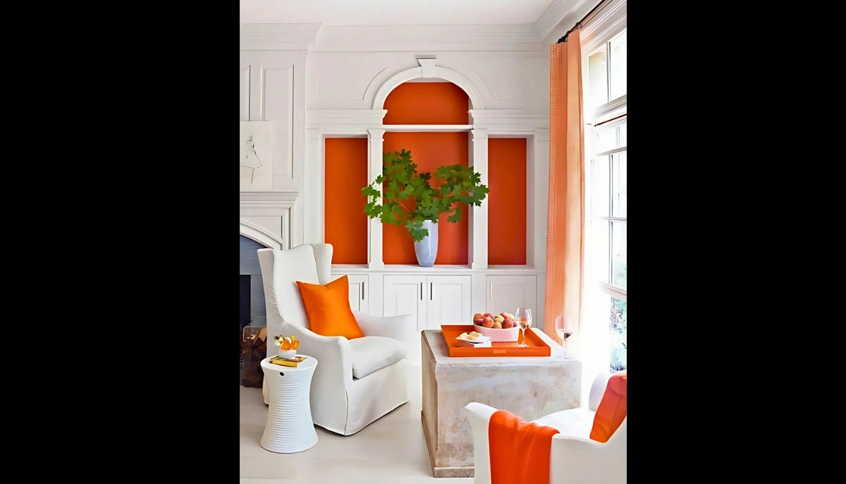 Selbstklebende Farbe - RAL 2017 RAL Orange - temporäre tapetenähnliche Farbe für jede glatte Oberfläche - offRAL™