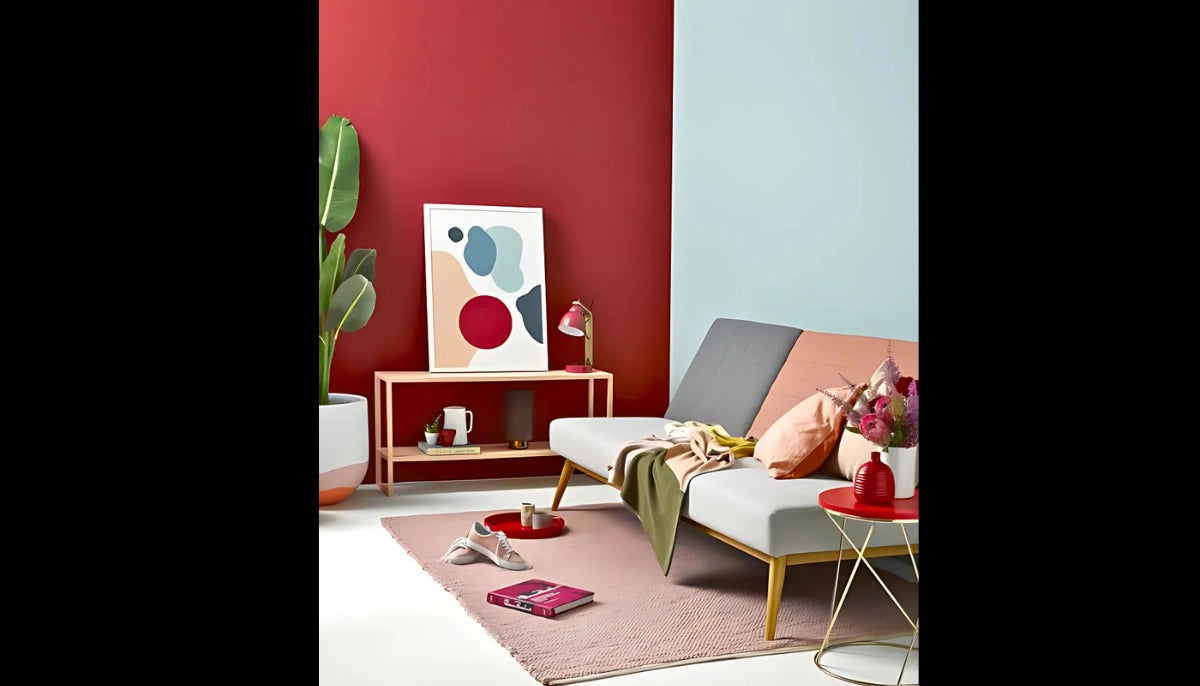 Temporäre Farbe - RAL 3031 Orientrot - für Schränke, Arbeitsplatten, Wände, alle glatten Oberflächen - offRAL™