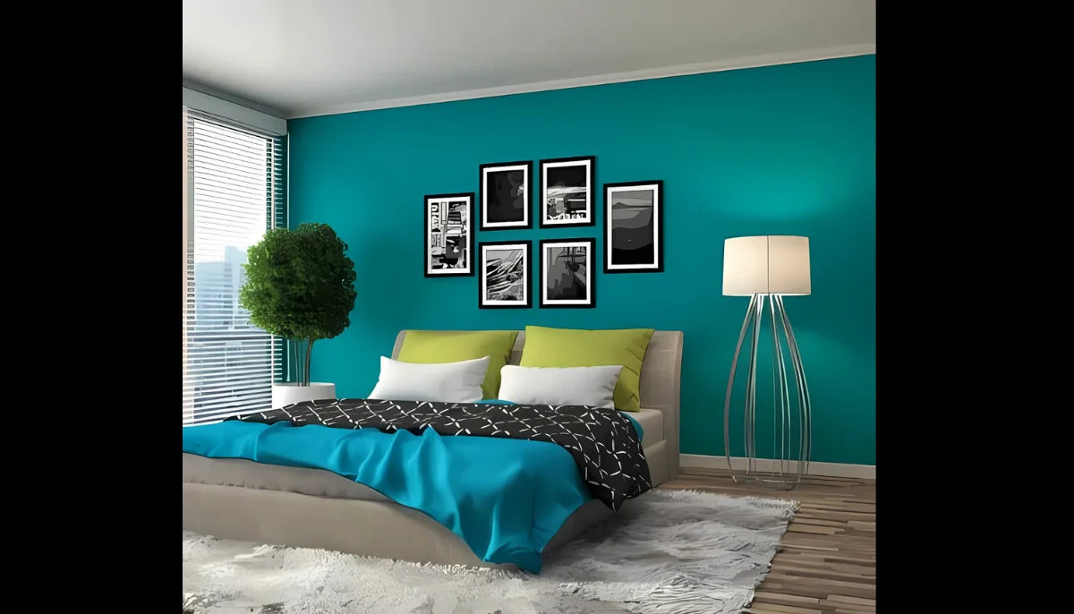 Tragbare Farbe - RAL 5021 Wasserblau - 1. Farbe in Plattenform, bereit zur Wiederverwendung auf allen glatten Oberflächen - offRAL™