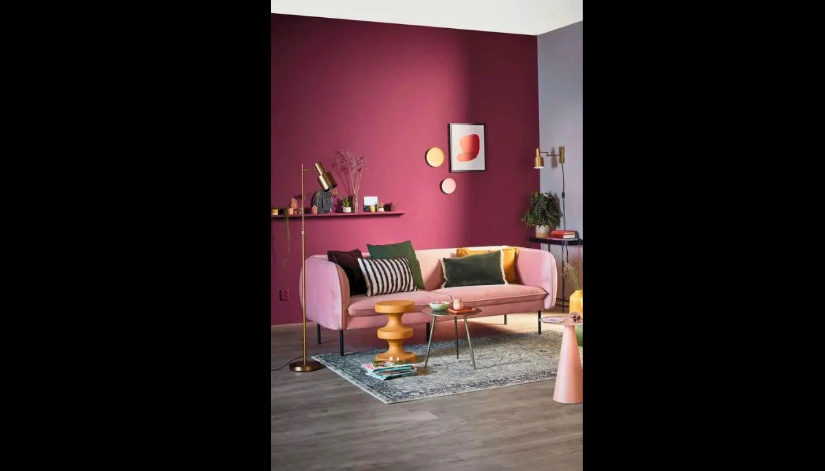 Tragbare Farbe - RAL 4002 Rotviolett - 1. Farbe in Plattenform, bereit zur Wiederverwendung auf allen glatten Oberflächen - offRAL™