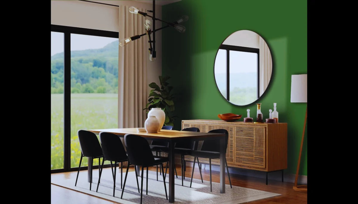 Temporäre Farbe - RAL 6002 Blattgrün - für Schränke, Arbeitsplatten, Wände, jede glatte Oberfläche - offRAL™