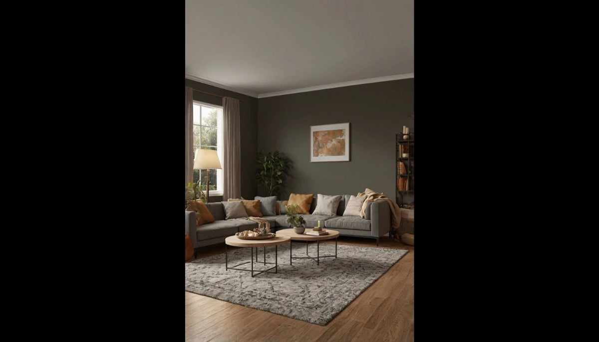 Kontaktfarbe - RAL 7013 Braungrau - Airbnb-freundliche Farbe für jede glatte Oberfläche - offRAL™