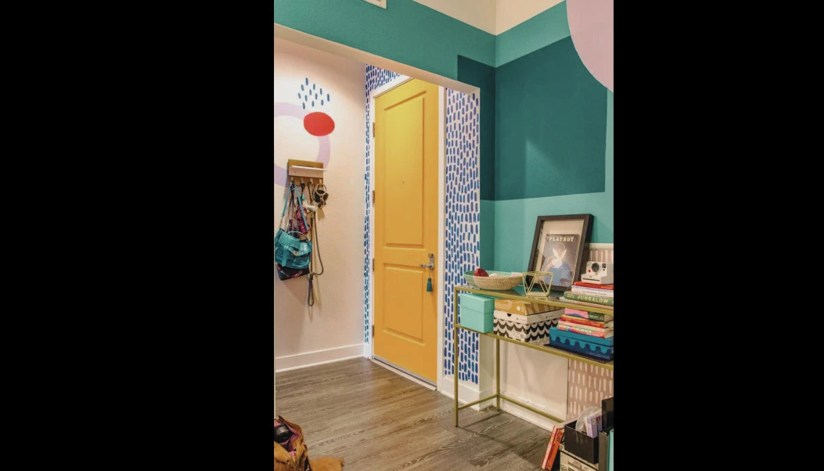 Tragbare Farbe - RAL 6033 Minztürkis - 1. Anstrich in Plattenform, bereit zur Wiederverwendung auf allen glatten Oberflächen - offRAL™