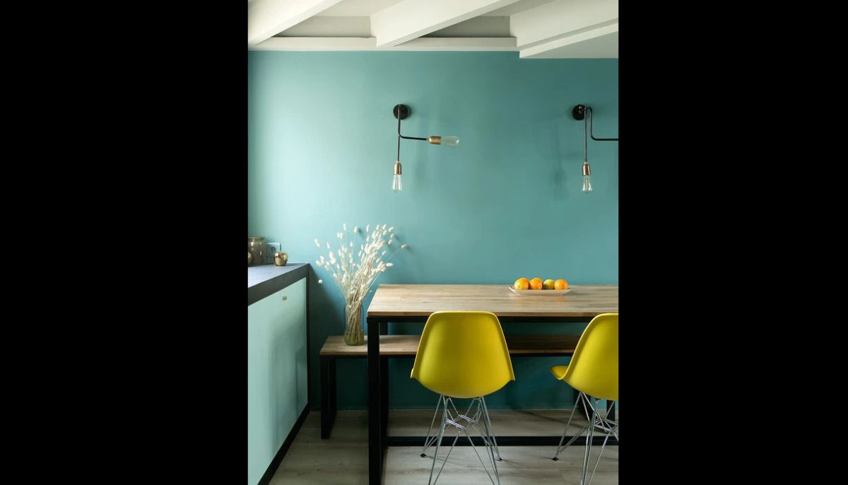 Kontaktfarbe - RAL 6034 Pastelltürkis - Airbnb-freundliche Farbe für jede glatte Oberfläche - offRAL™