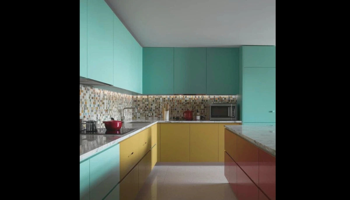 Kontaktfarbe - RAL 6034 Pastelltürkis - Airbnb-freundliche Farbe für jede glatte Oberfläche - offRAL™