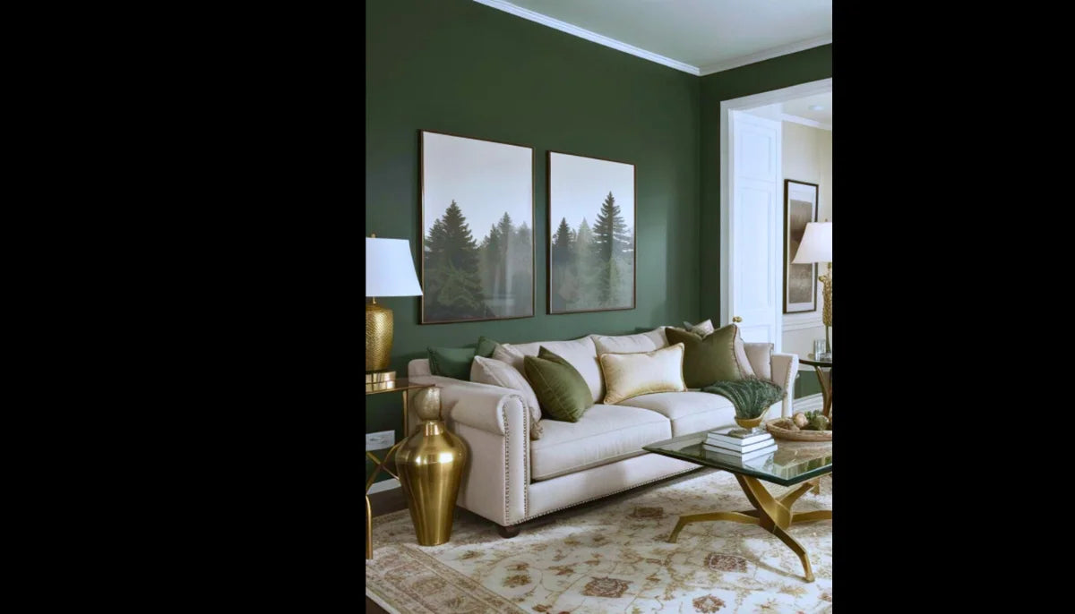 Temporäre Farbe - RAL 6020 Chromgrün - für Schränke, Arbeitsplatten, Wände, alle glatten Oberflächen - offRAL™