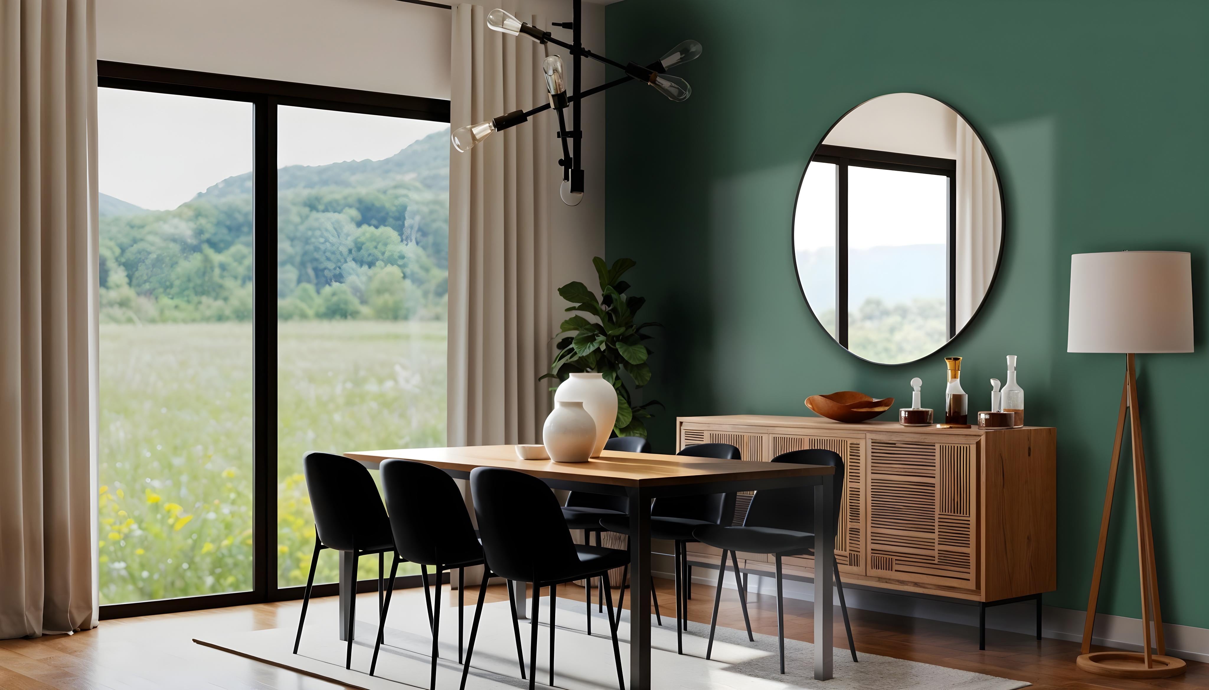 Selbstklebende Farbe - RAL 6028 Kieferngrün - temporäre tapetenähnliche Farbe für jede glatte Oberfläche - offRAL™