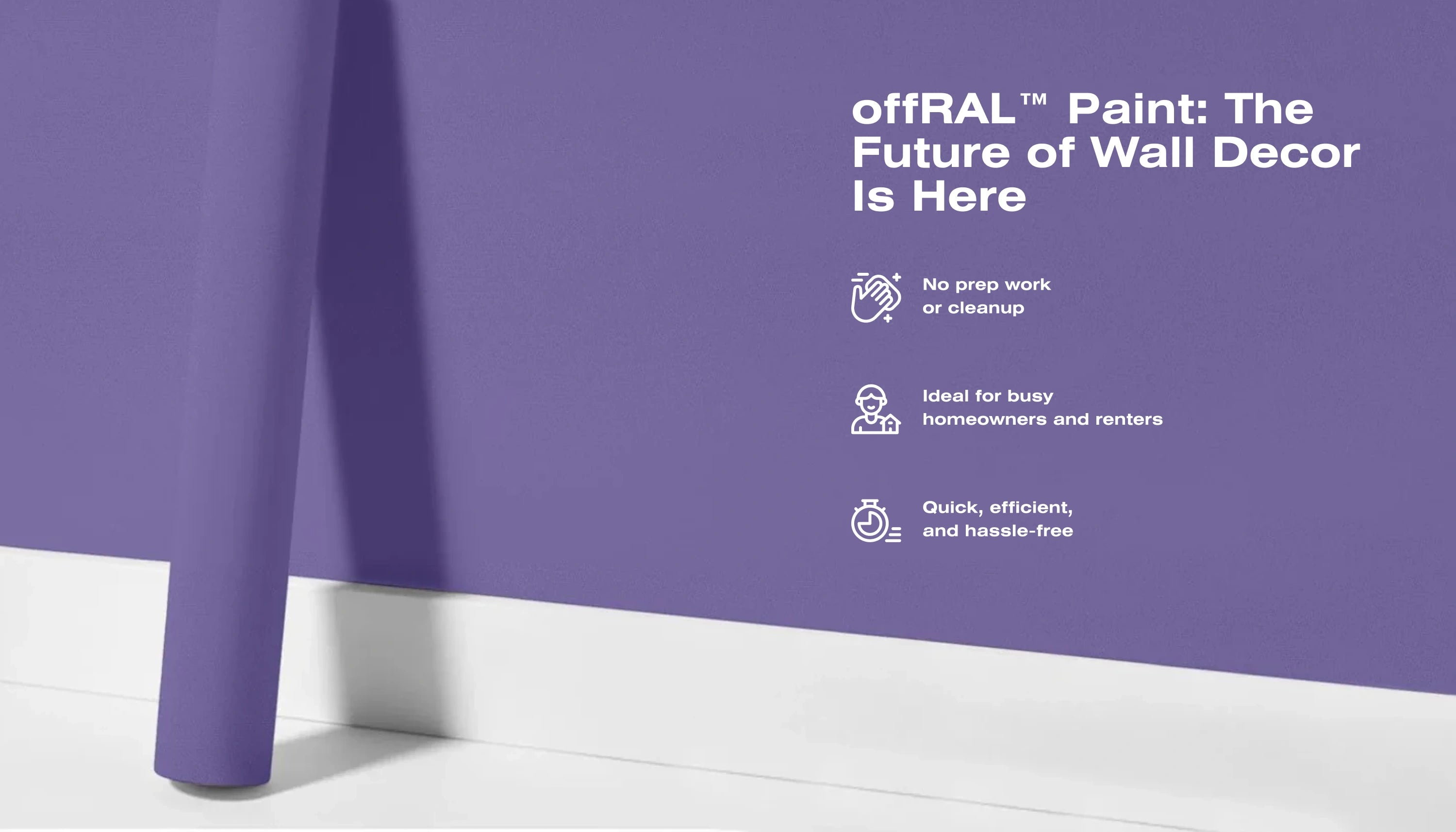 Self Adhesive Wallpaper - RAL 4005 Blue Lilac - for Kitchen Cabinets & Walls - offRAL™ Paint