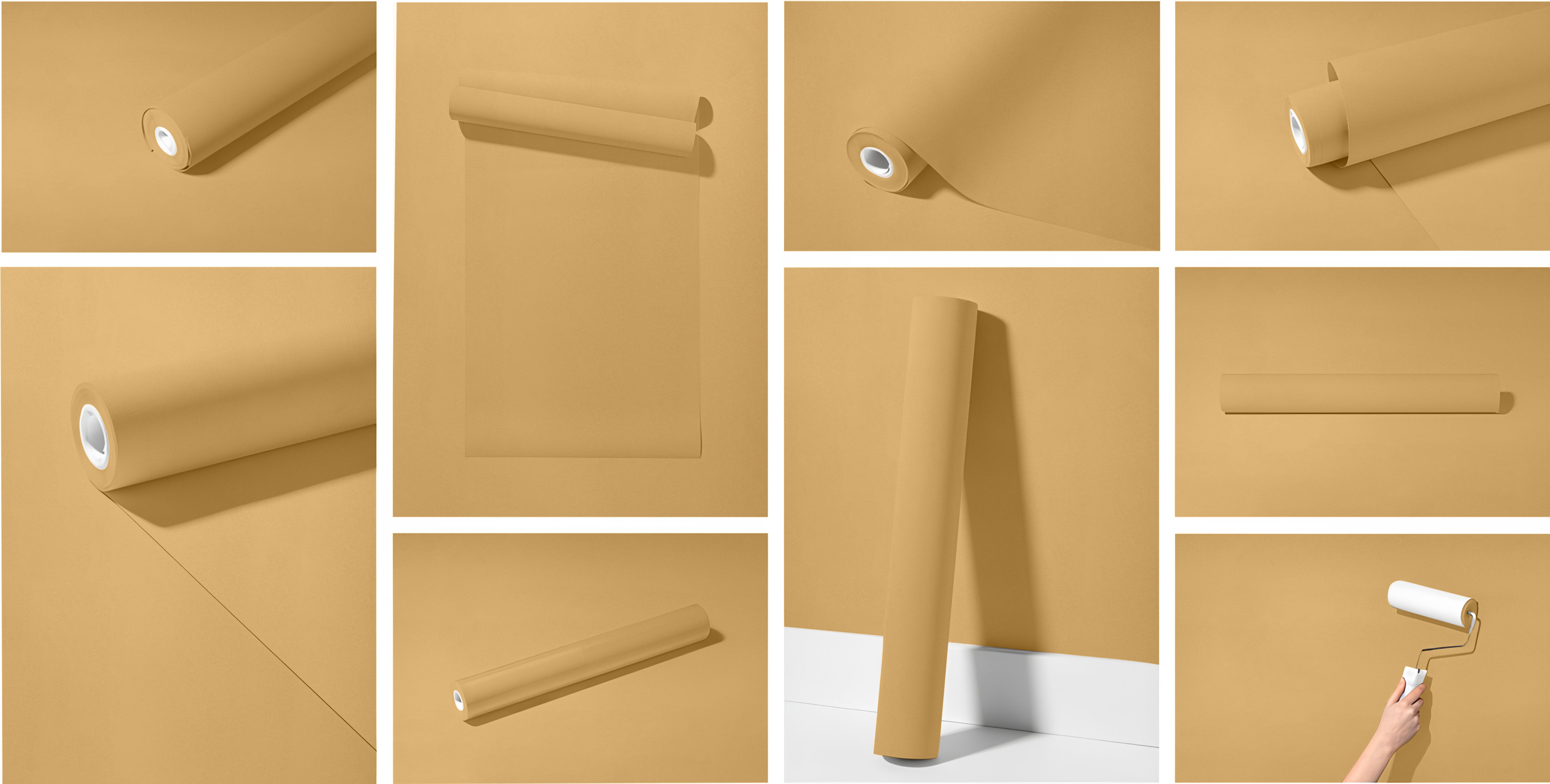 Peel & Stick Removable Re-usable Paint - Color RAL 1002 Sand Yellow - offRAL™ - RALRAW LLC, USA