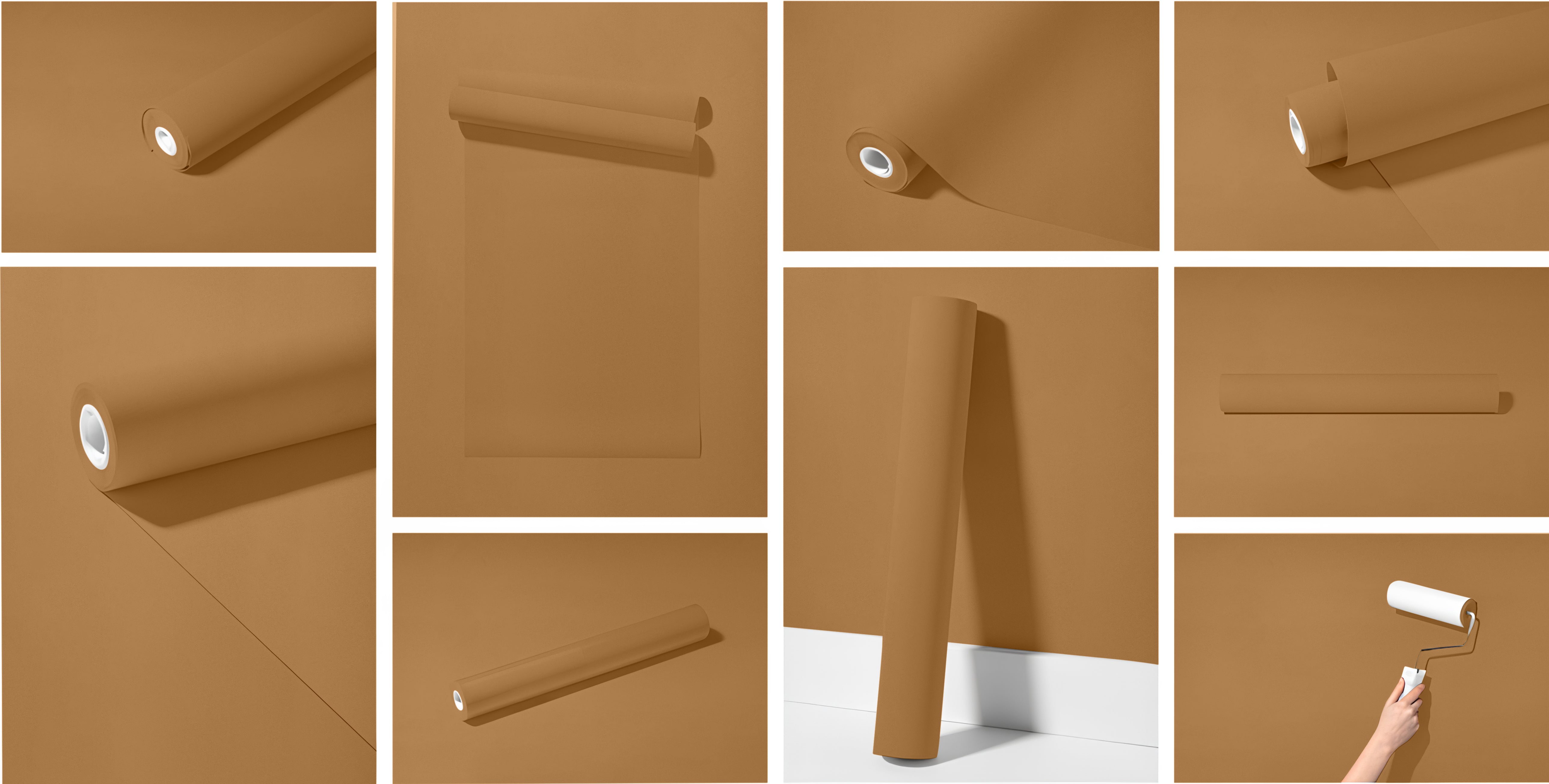 Peel & Stick Removable Re-usable Paint - Color RAL 1011 Brown Beige - offRAL™ - RALRAW LLC, USA