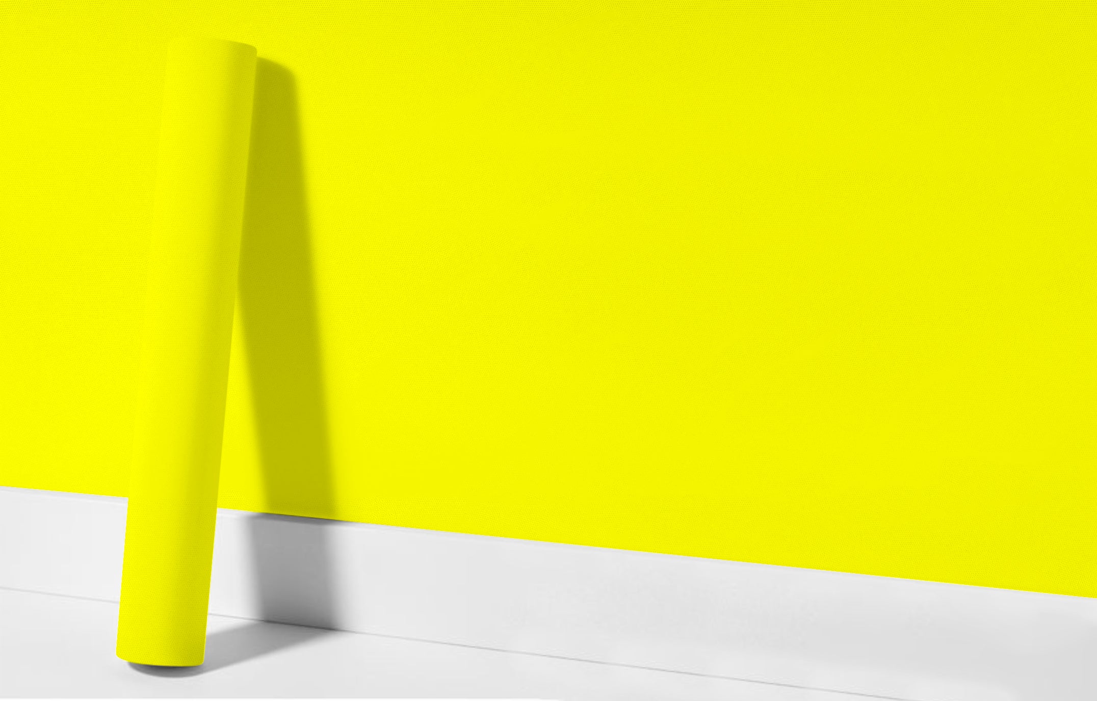 Peel & Stick Removable Re-usable Paint - Color RAL 1026 Luminous Yellow - offRAL™ - RALRAW LLC, USA