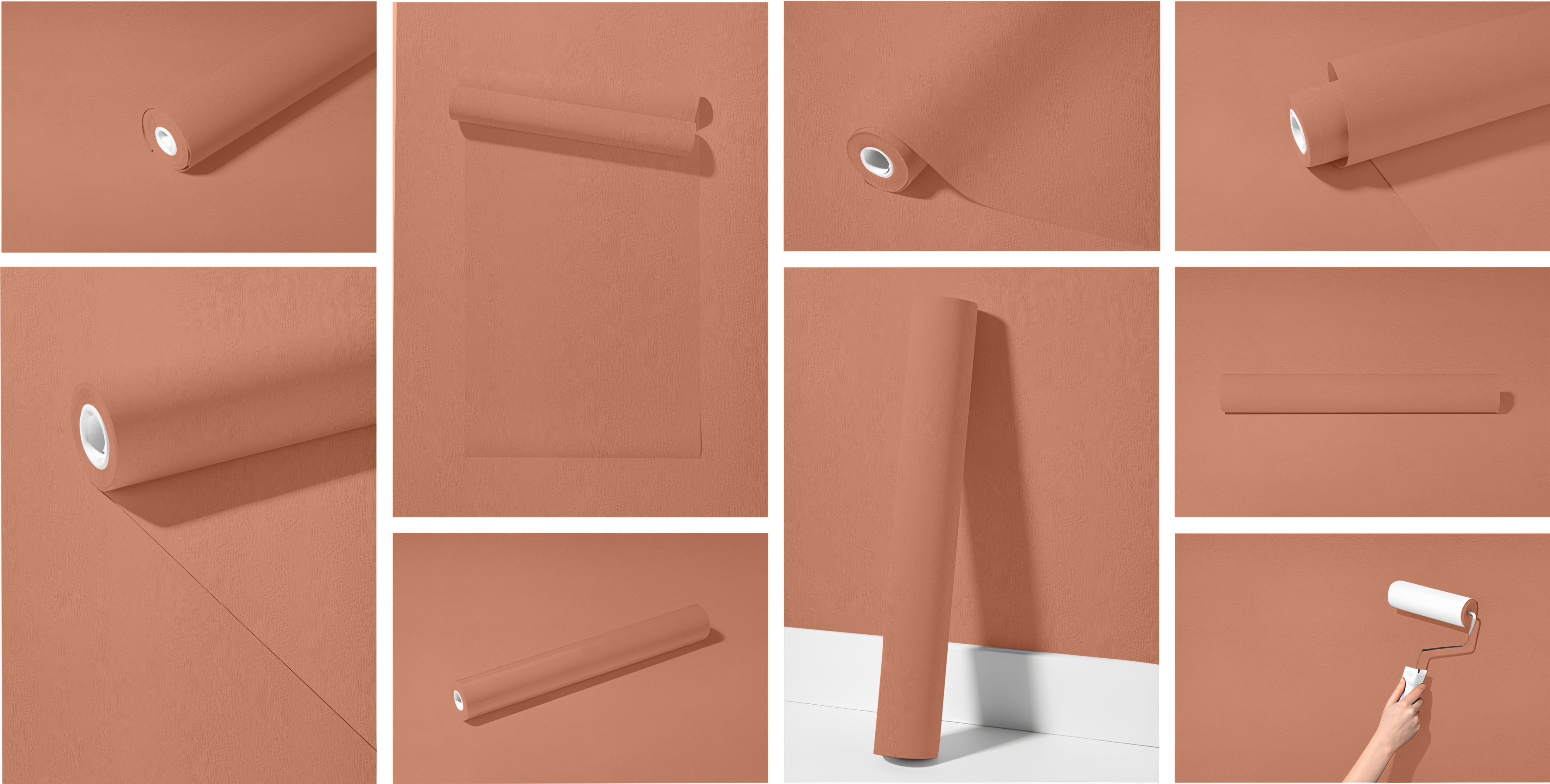 Peel & Stick Removable Re-usable Paint - Color RAL 3012 Beige Red - offRAL™ - RALRAW LLC, USA