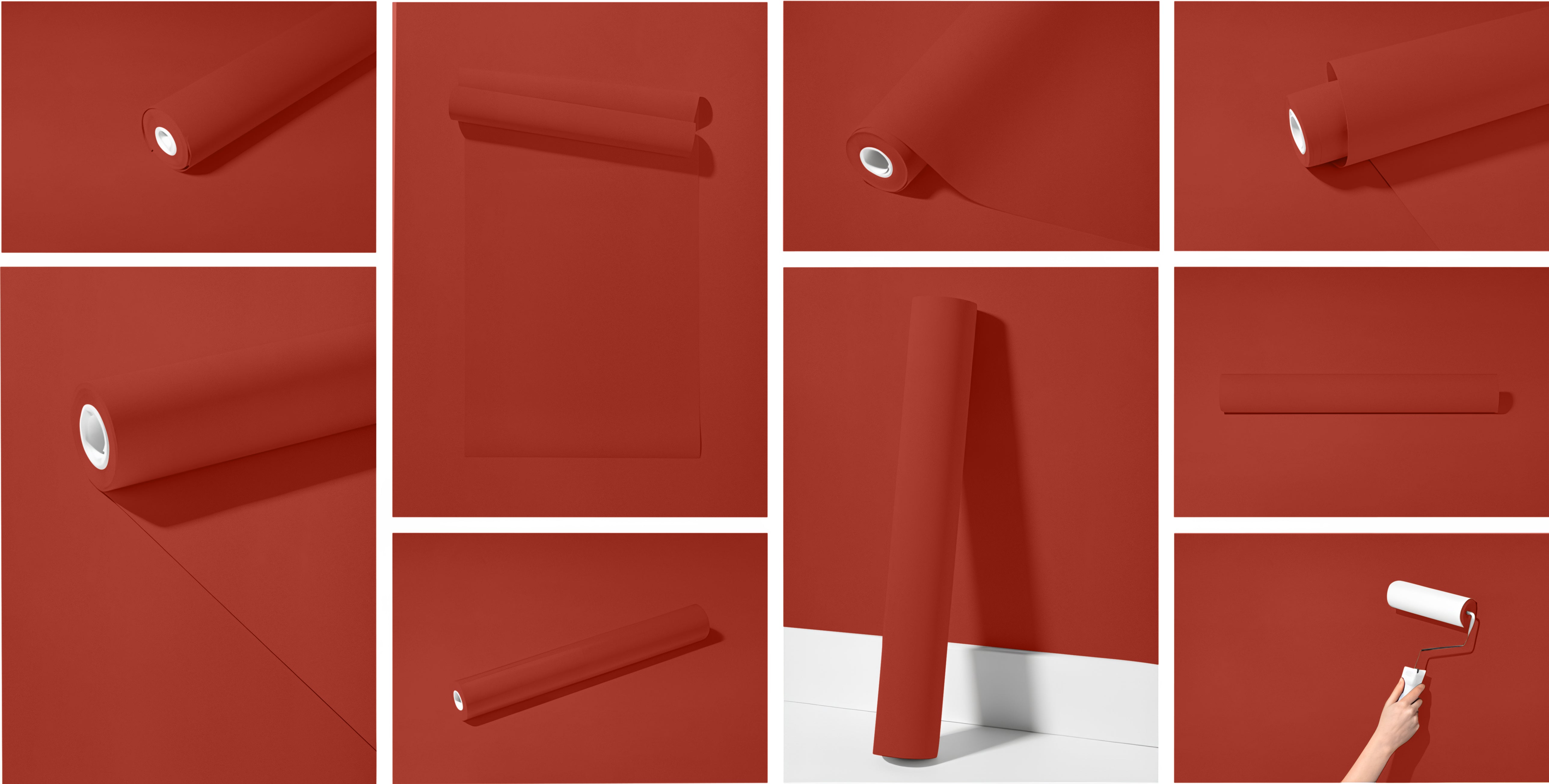 Peel & Stick Removable Re-usable Paint - Color RAL 3016 Coral Red - offRAL™ - RALRAW LLC, USA