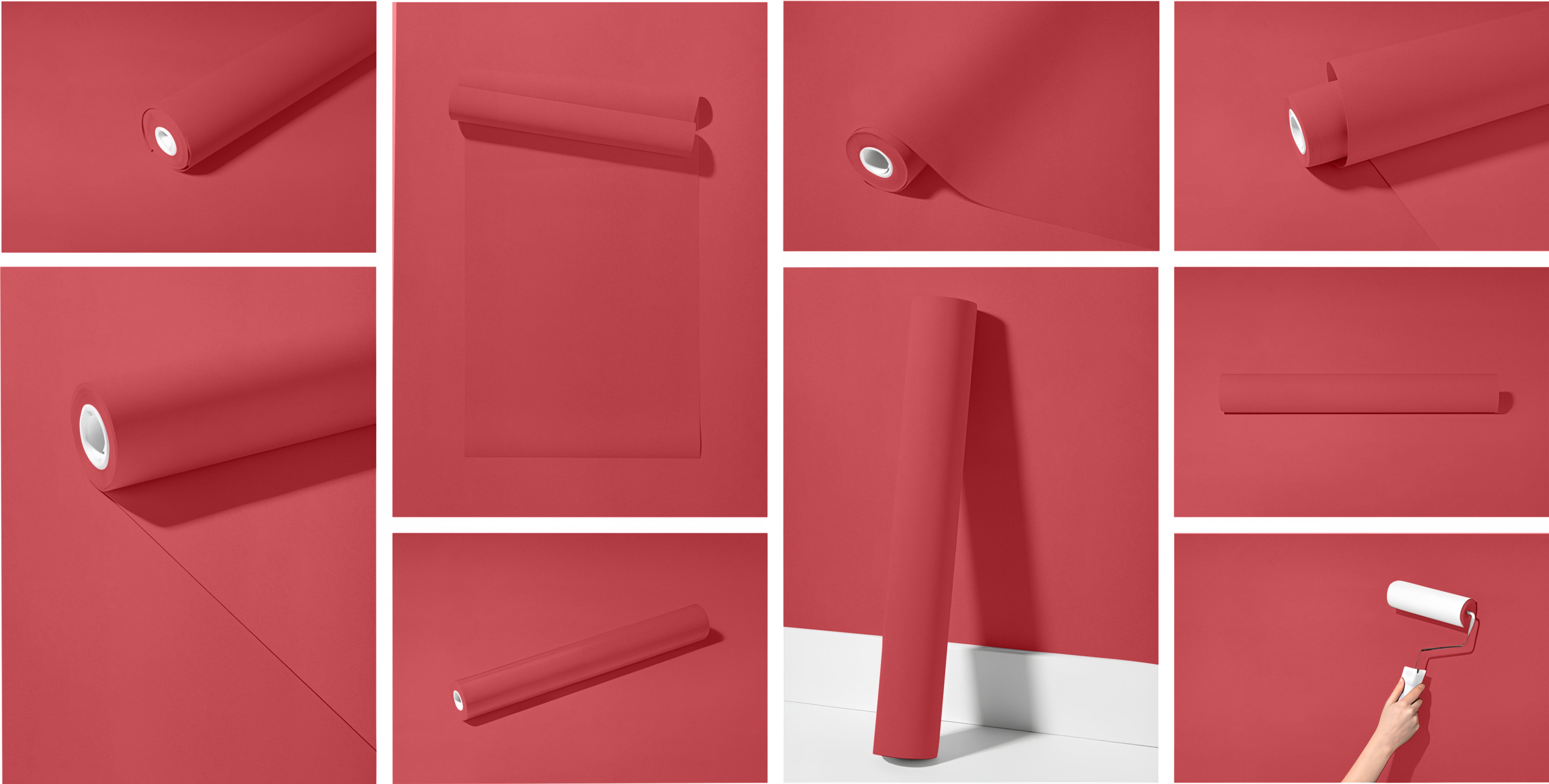 Peel & Stick Removable Re-usable Paint - Color RAL 3017 Rose - offRAL™ - RALRAW LLC, USA