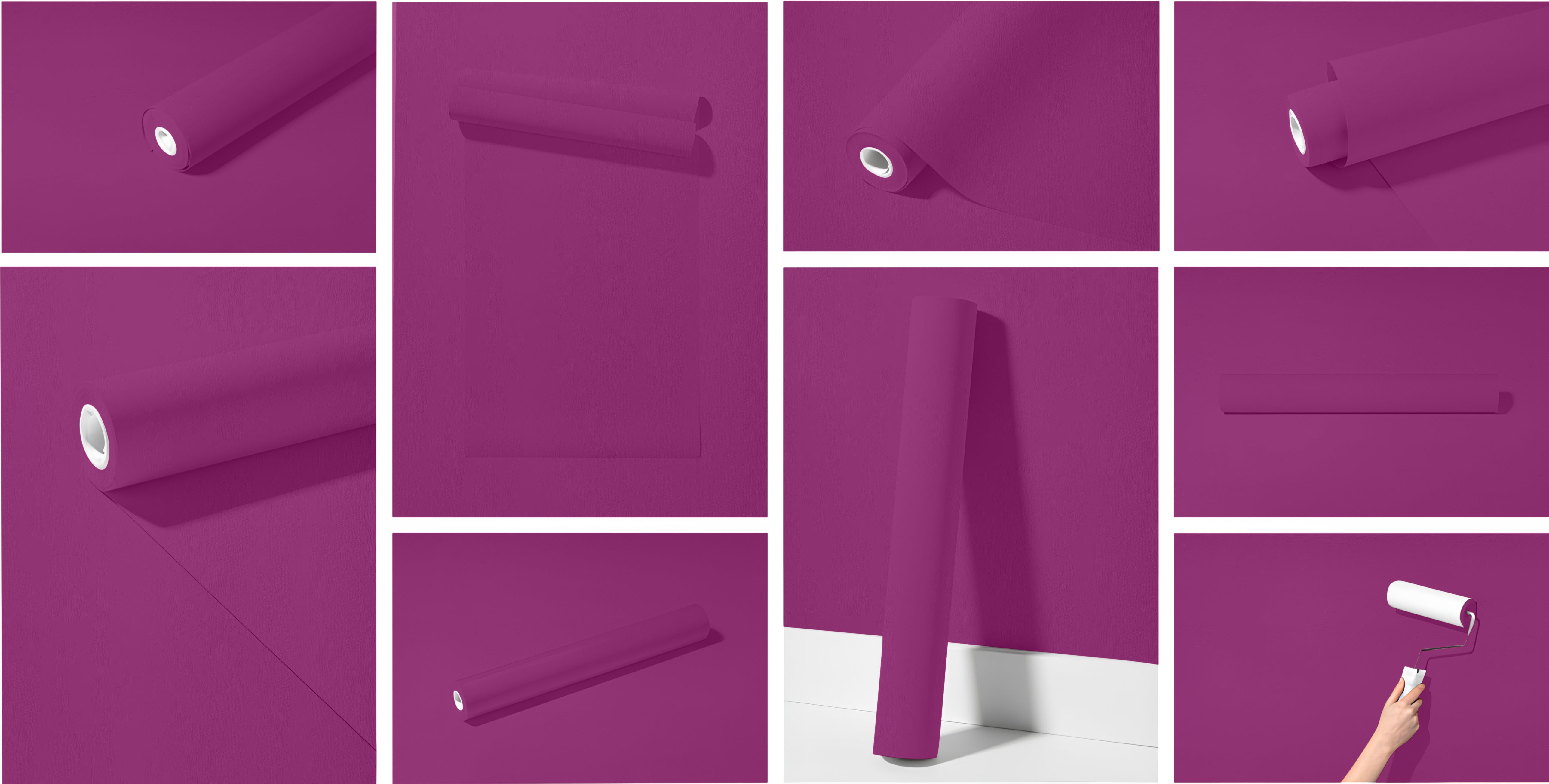Peel & Stick Removable Re-usable Paint - Color RAL 4006 Traffic Purple - offRAL™ - RALRAW LLC, USA