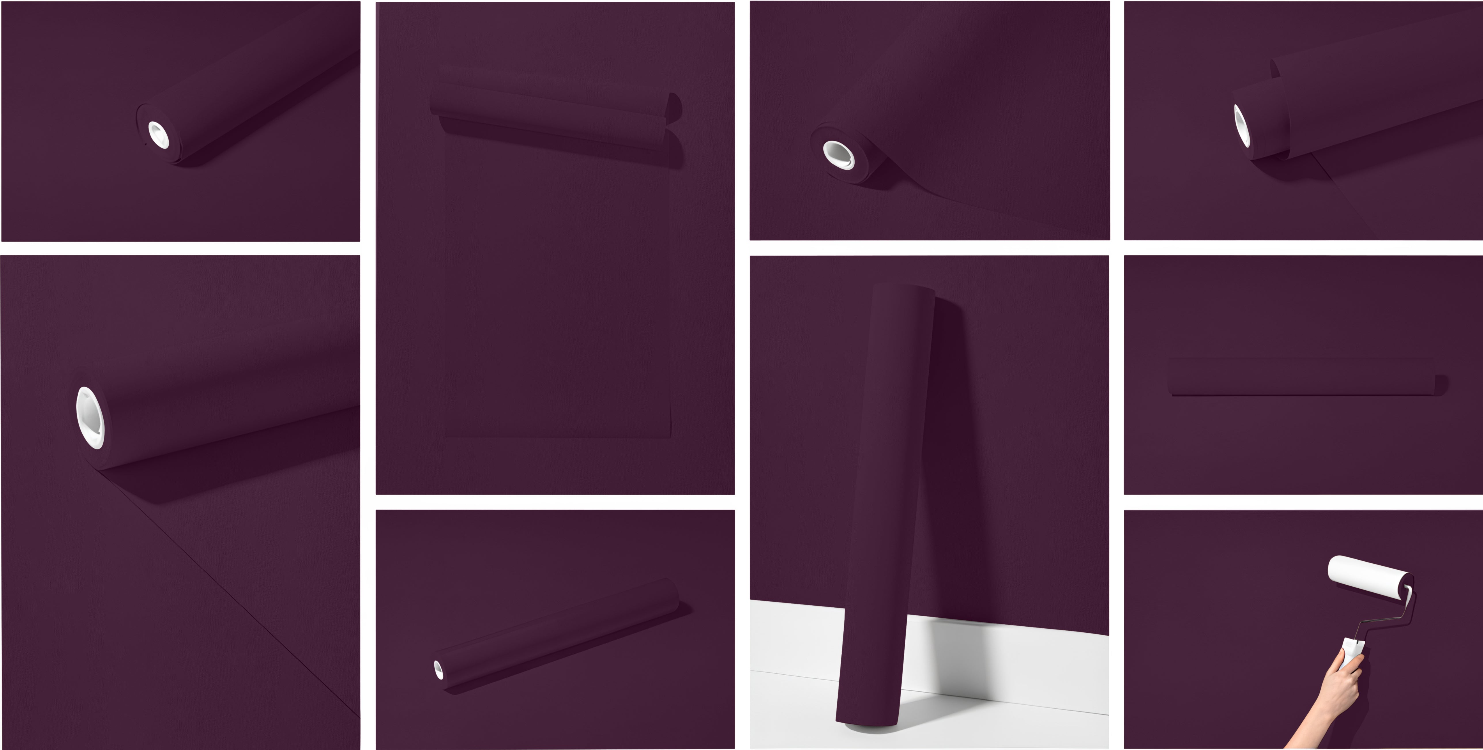 Peel & Stick Removable Re-usable Paint - Color RAL 4007 Purple Violet - offRAL™ - RALRAW LLC, USA