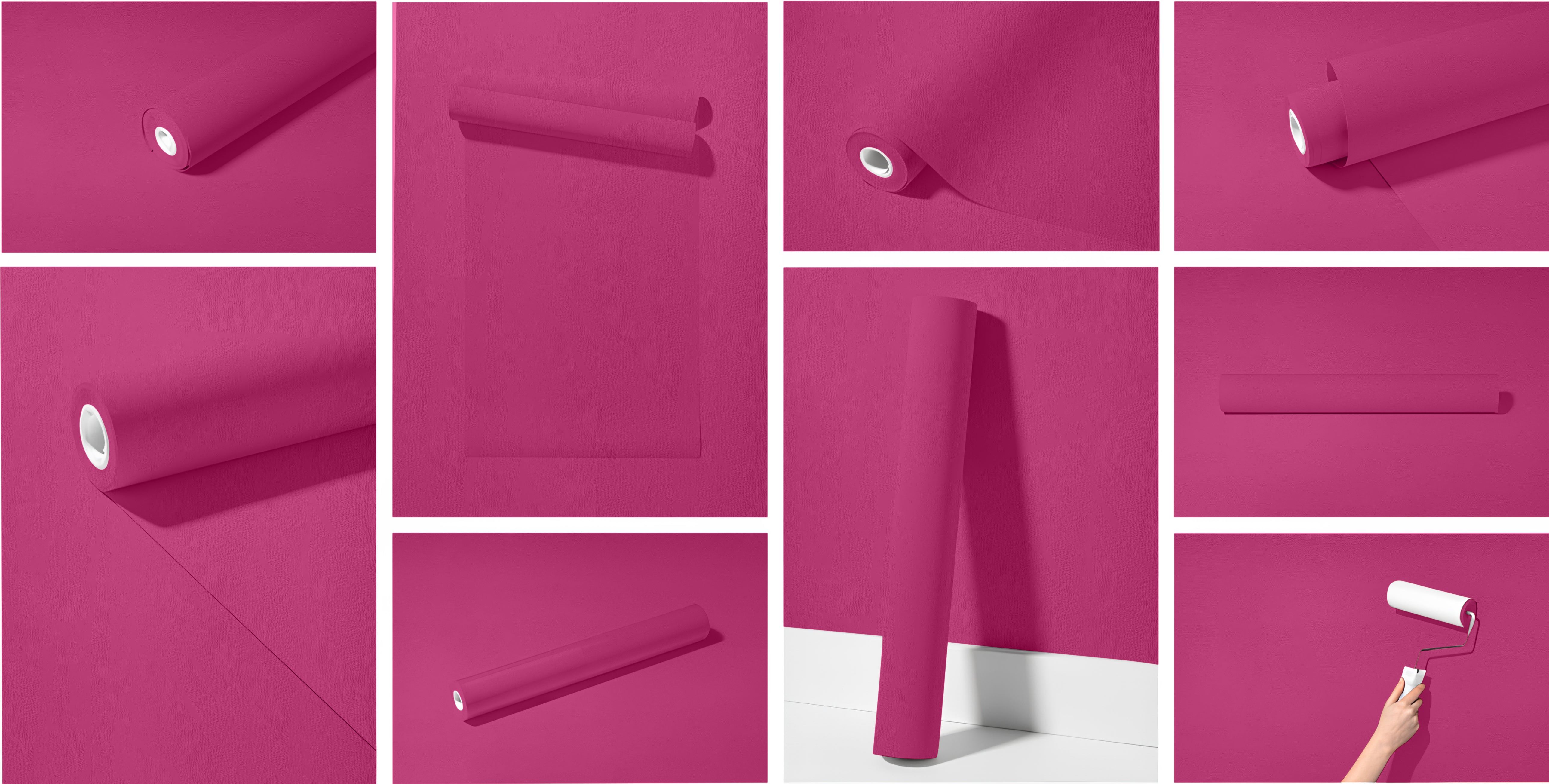 Peel & Stick Removable Re-usable Paint - Color RAL 4010 Telemagenta - offRAL™ - RALRAW LLC, USA
