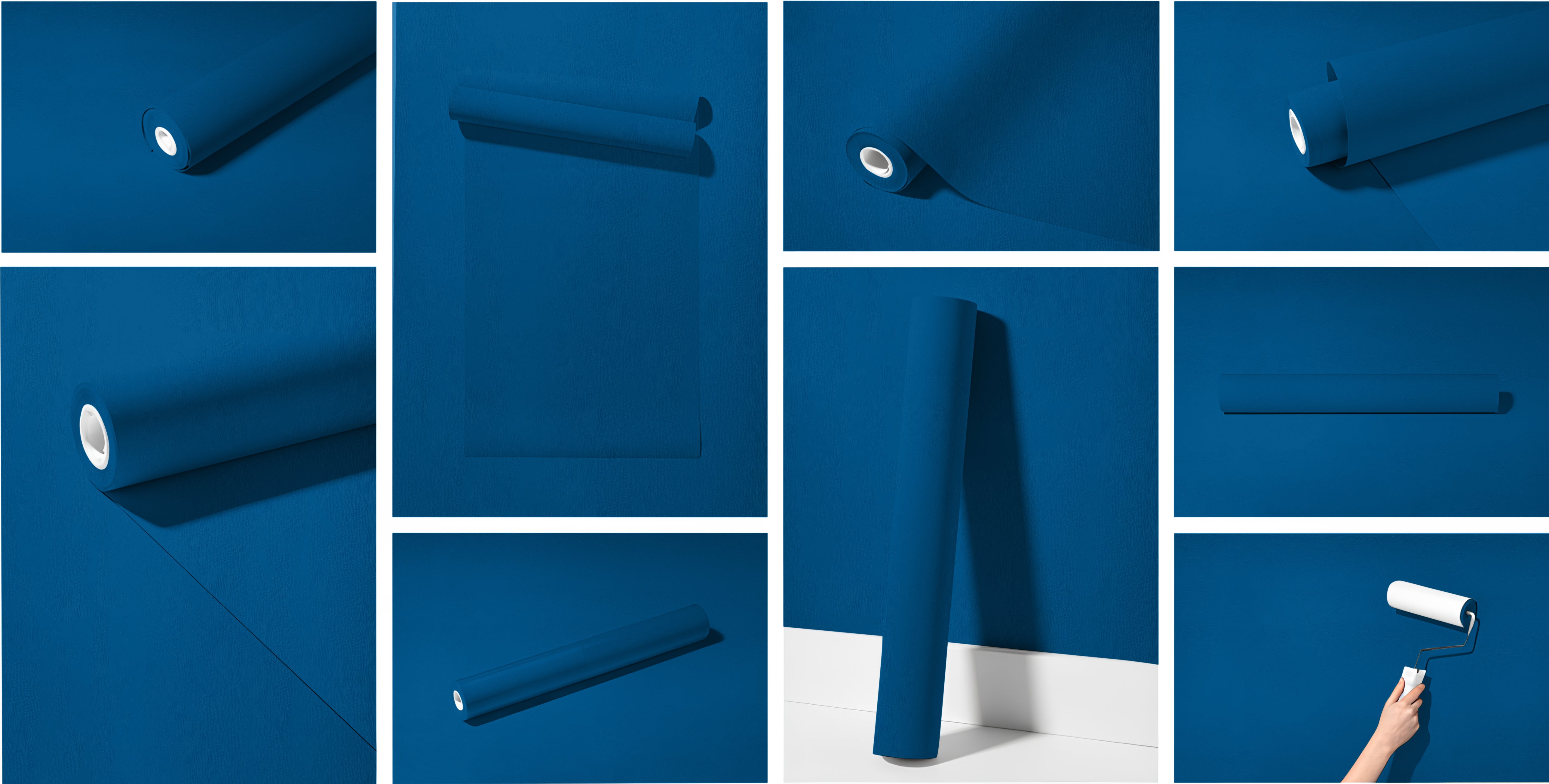 Peel & Stick Removable Re-usable Paint - Color RAL 5005 Signal Blue - offRAL™ - RALRAW LLC, USA