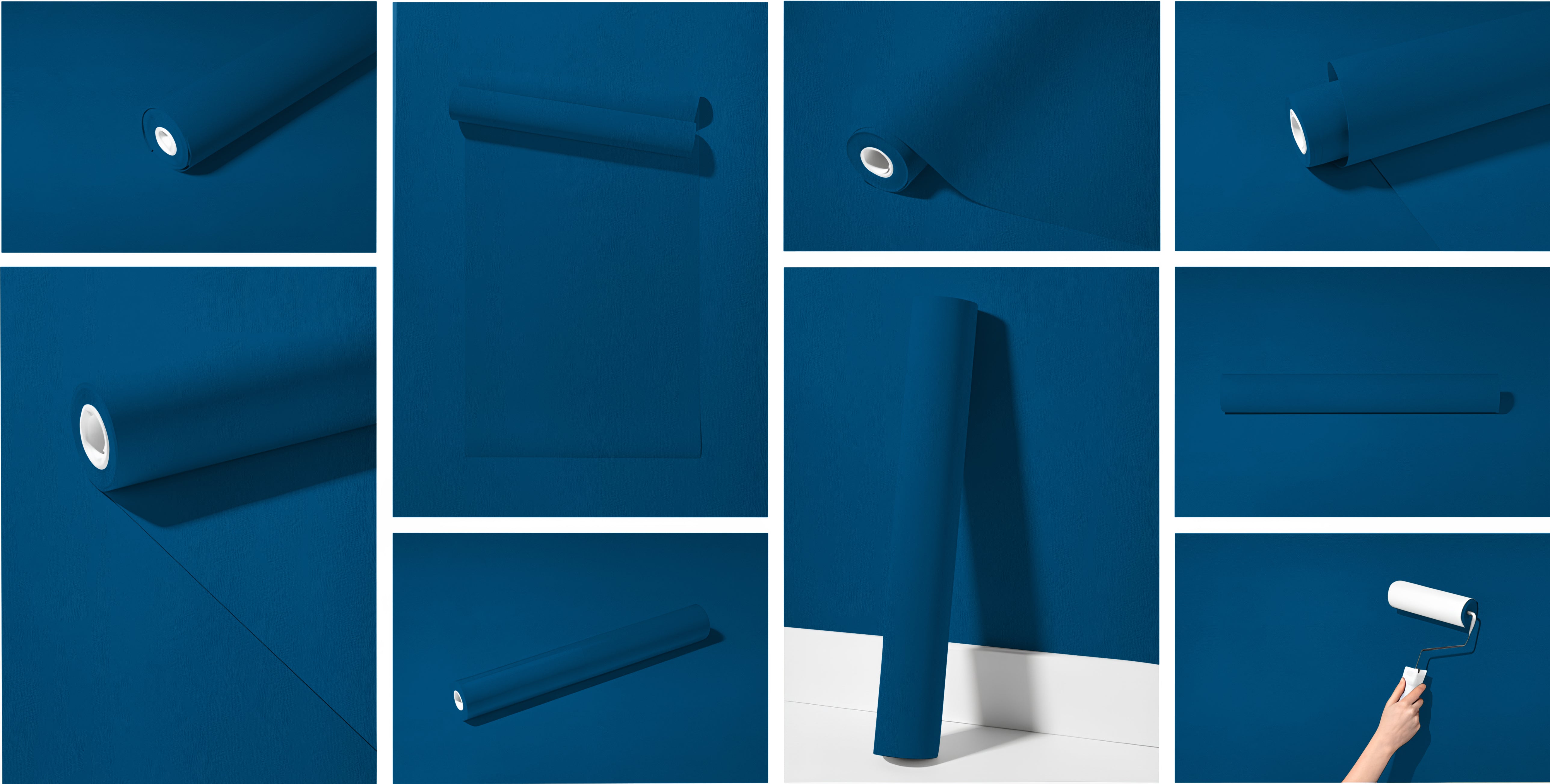 Peel & Stick Removable Re-usable Paint - Color RAL 5010 Gentian Blue - offRAL™ - RALRAW LLC, USA
