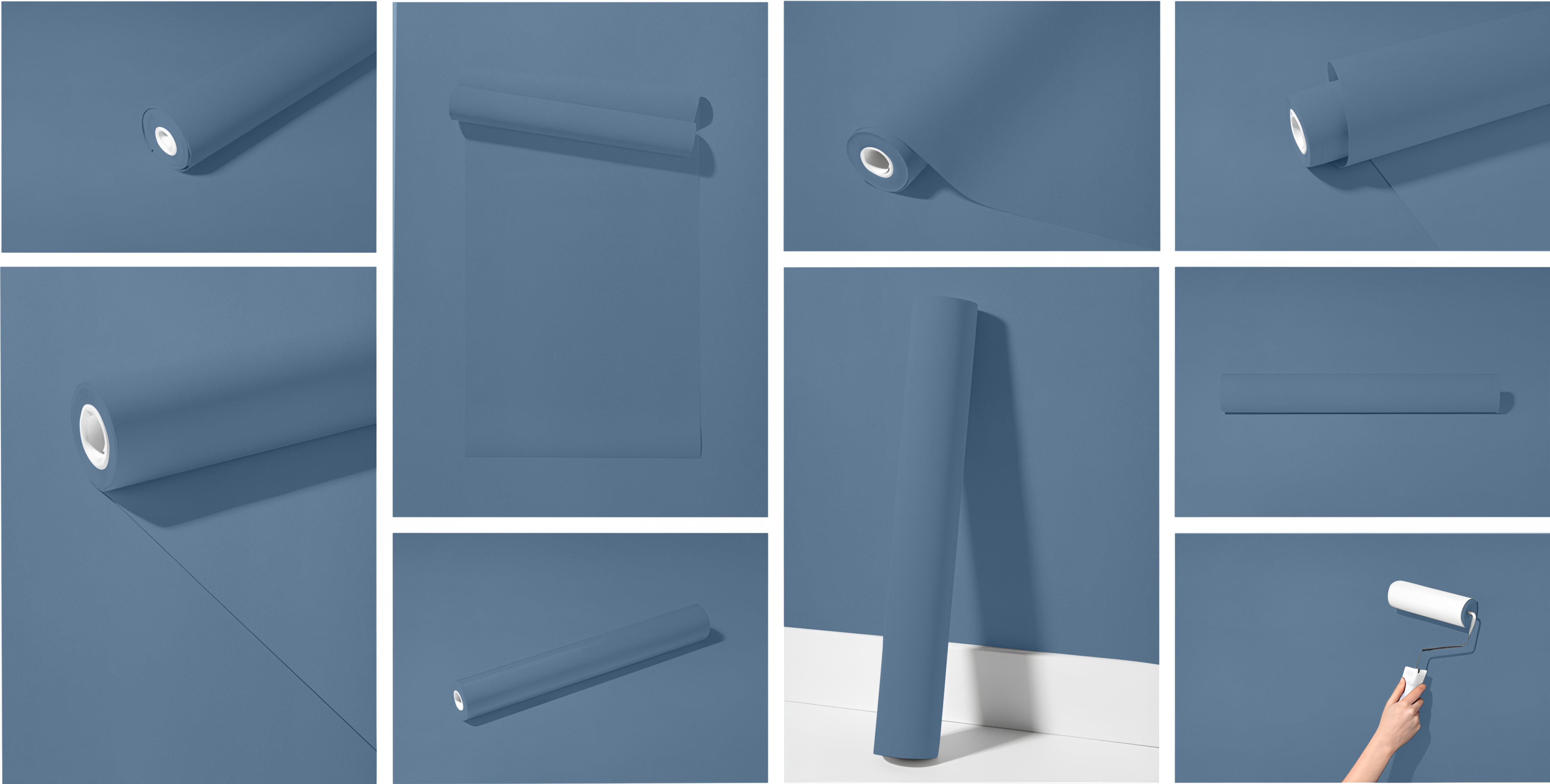 Peel & Stick Removable Re-usable Paint - Color RAL 5014 Pigeon Blue - offRAL™ - RALRAW LLC, USA