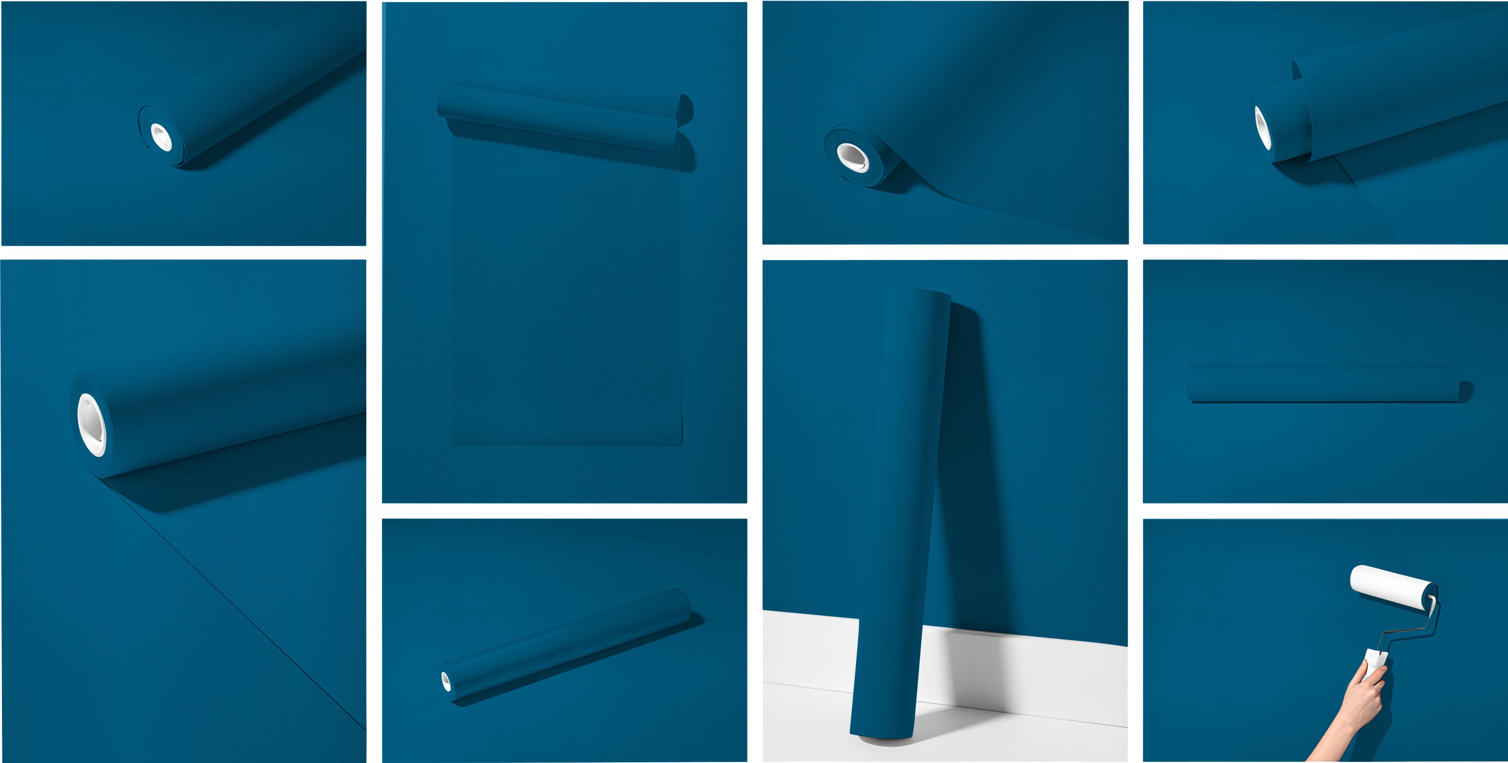 Peel & Stick Removable Re-usable Paint - Color RAL 5019 Capri Blue - offRAL™ - RALRAW LLC, USA