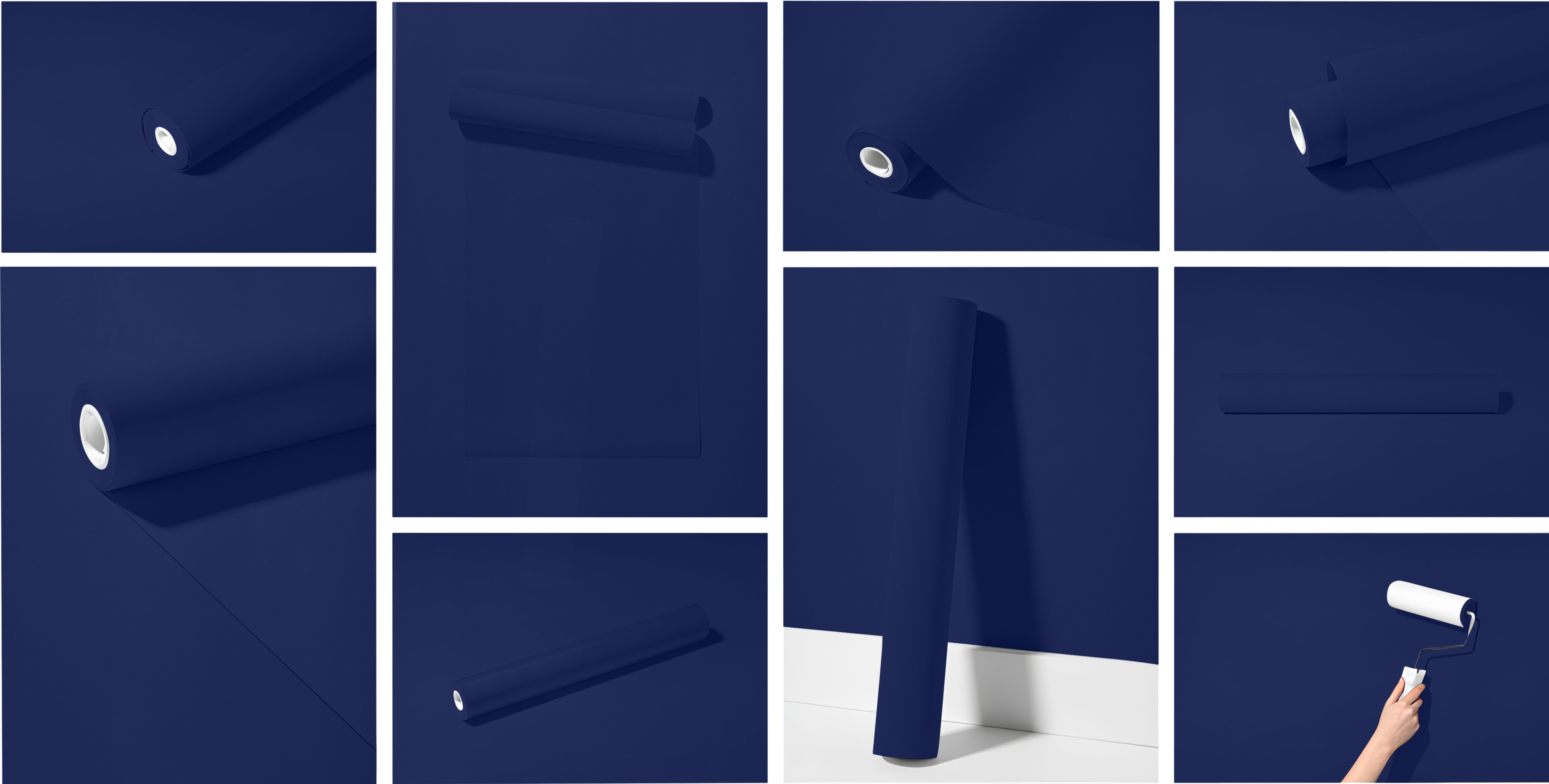 Peel & Stick Removable Re-usable Paint - Color RAL 5022 Night Blue - offRAL™ - RALRAW LLC, USA