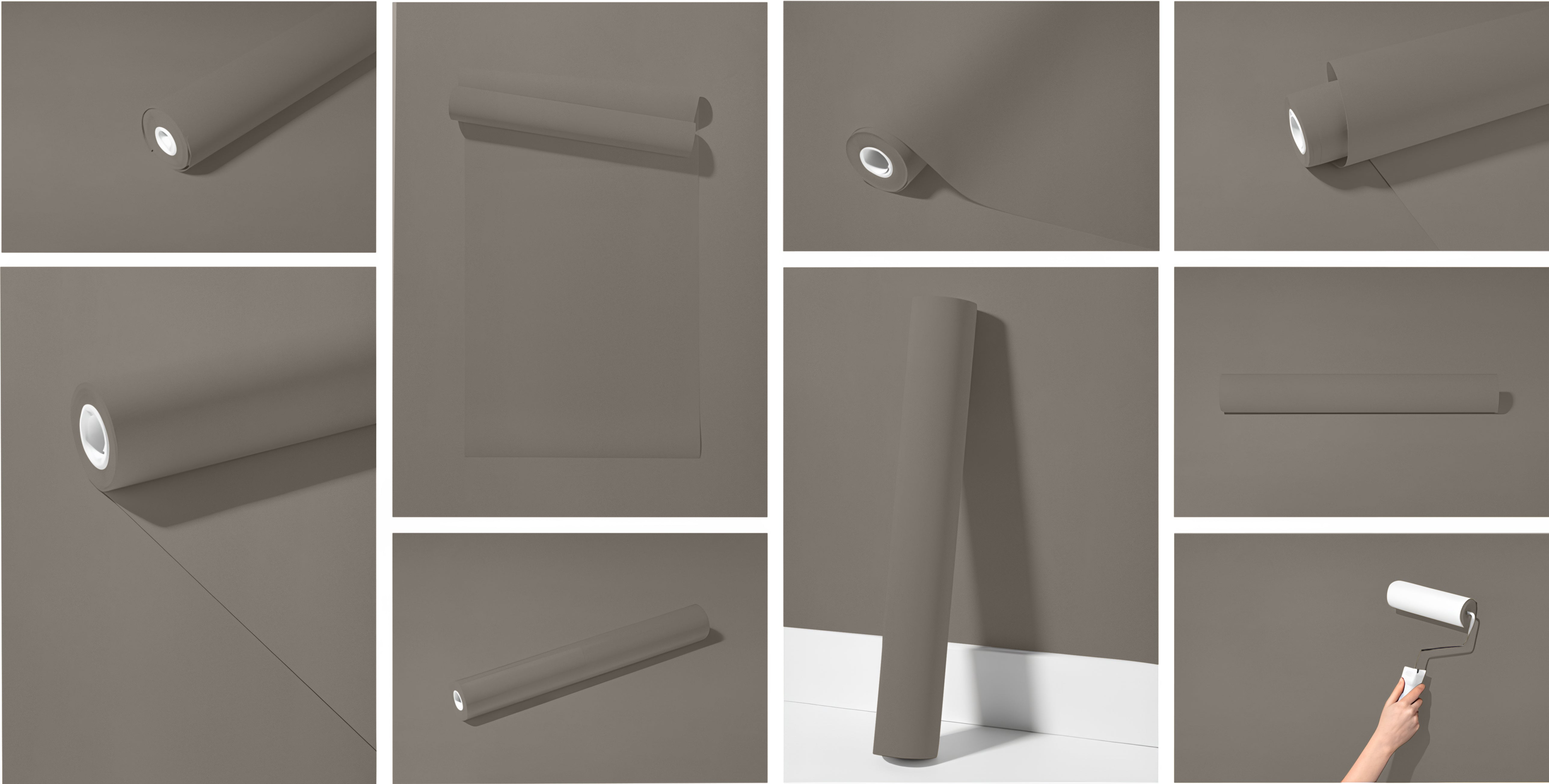 Peel & Stick Removable Re-usable Paint - Color RAL 7048 Pearl Mouse Grey - offRAL™ - RALRAW LLC, USA