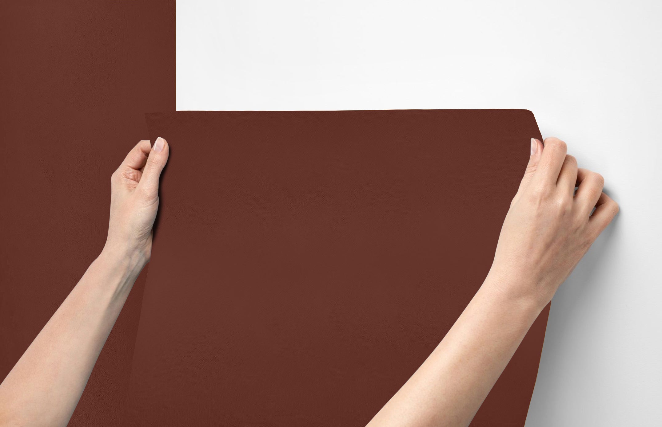 Peel & Stick Removable Re-usable Paint - Color RAL 8012 Red Brown - offRAL™ - RALRAW LLC, USA