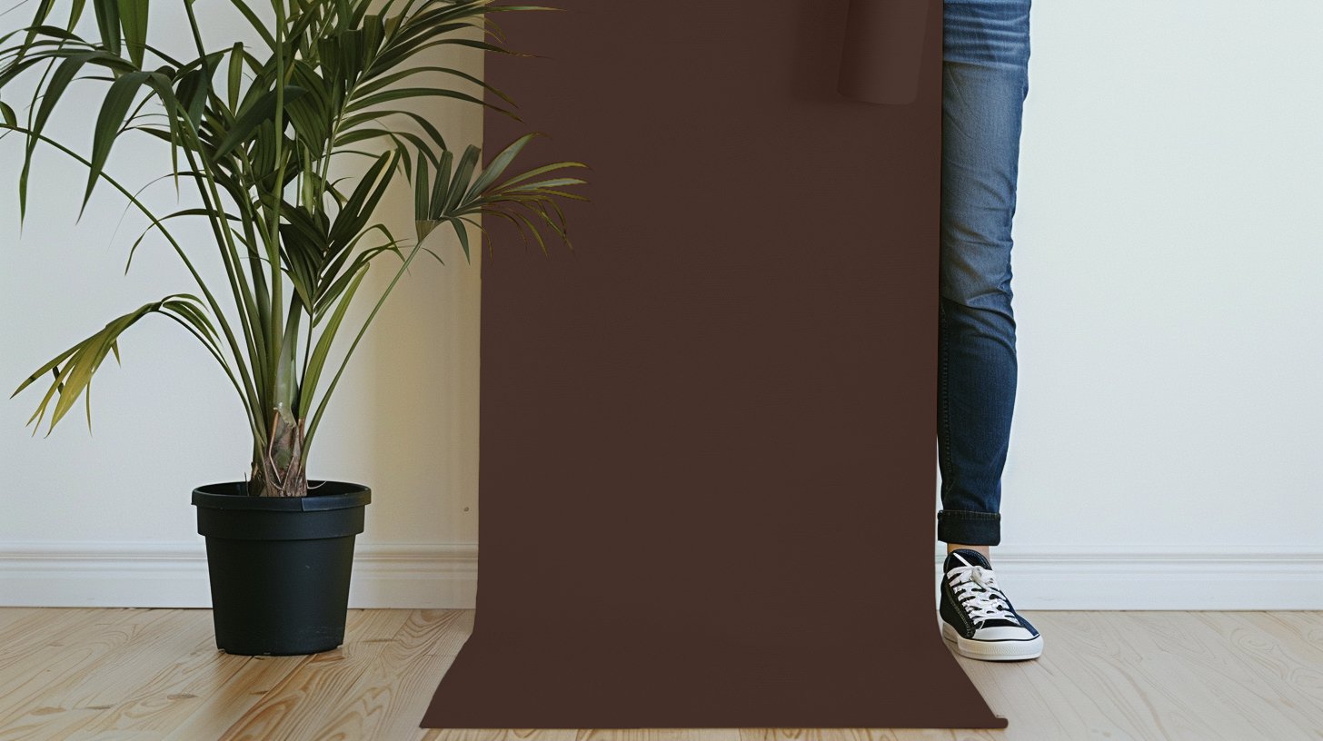 Peel & Stick Removable Re-usable Paint - Color RAL 8017 Chocolate Brown - offRAL™ - RALRAW LLC, USA