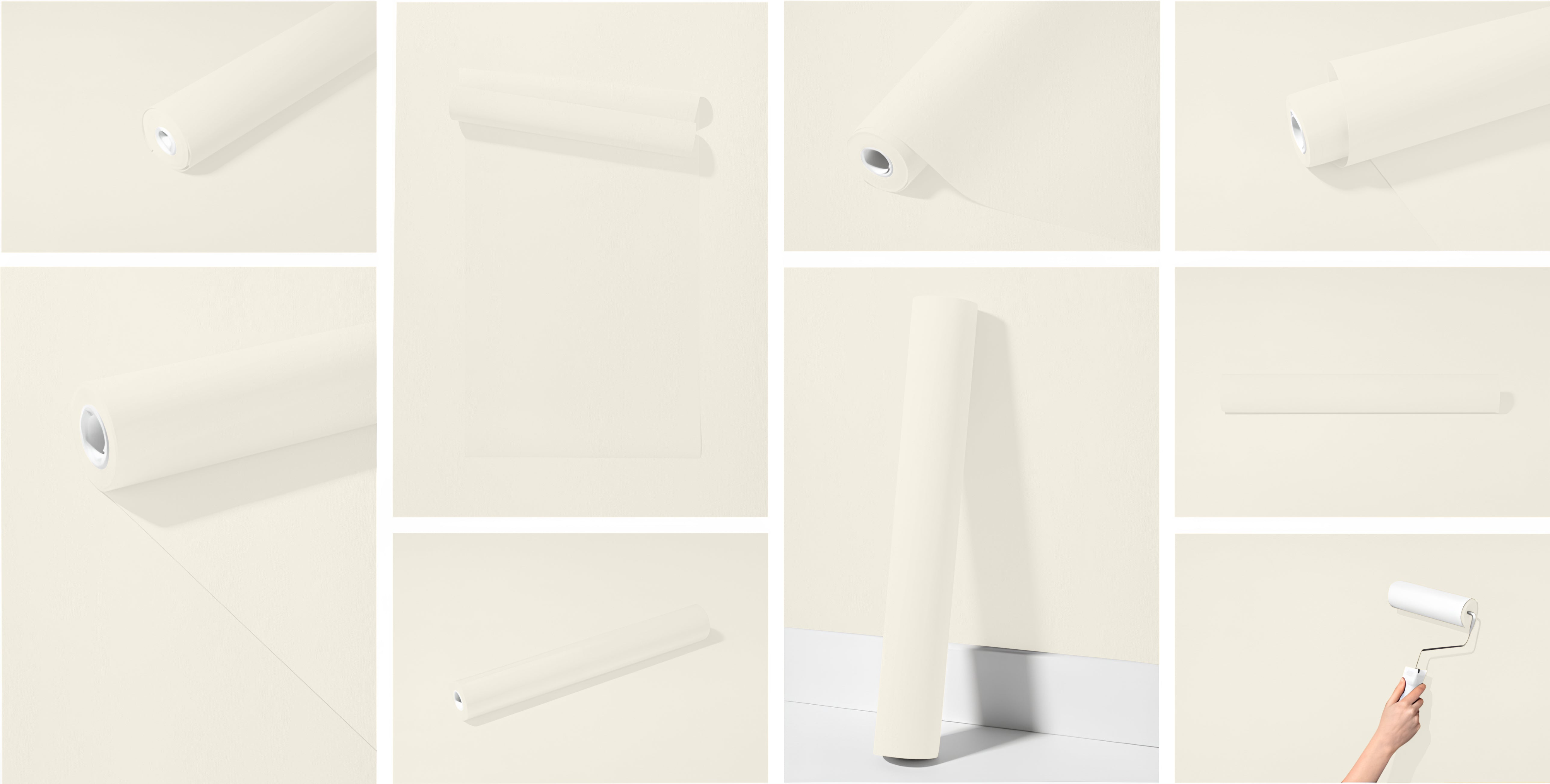 Peel & Stick Removable Re-usable Paint - Color RAL 9010 Pure White - offRAL™ - RALRAW LLC, USA