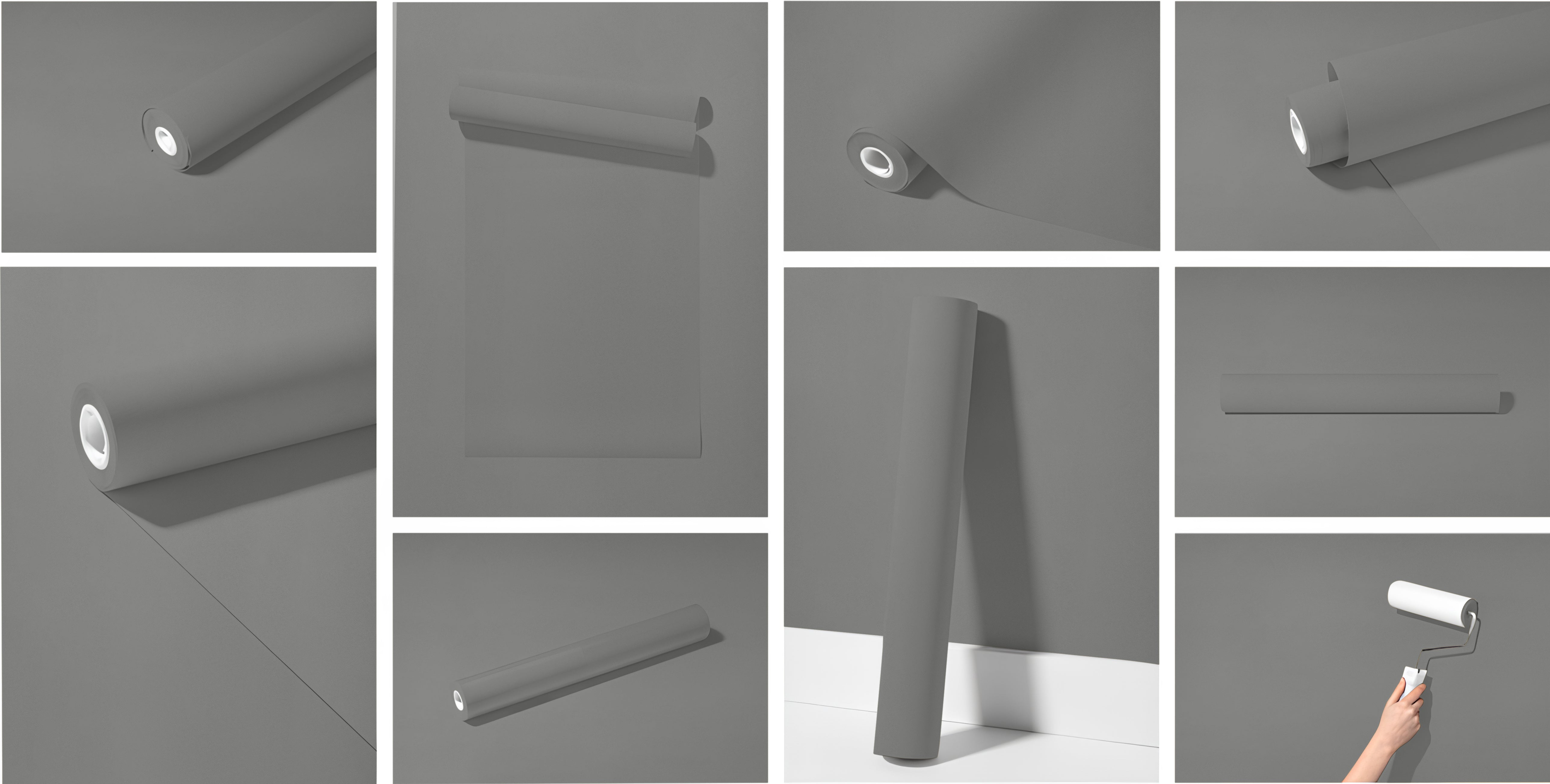 Peel & Stick Removable Re-usable Paint - Color RAL 9022 Pearl Light Grey - offRAL™ - RALRAW LLC, USA