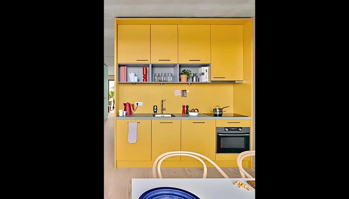 Contact Paper Solid Color - RAL 1021 Colza Yellow - for Cabinets, Countertops, Walls - offRAL™ Paint