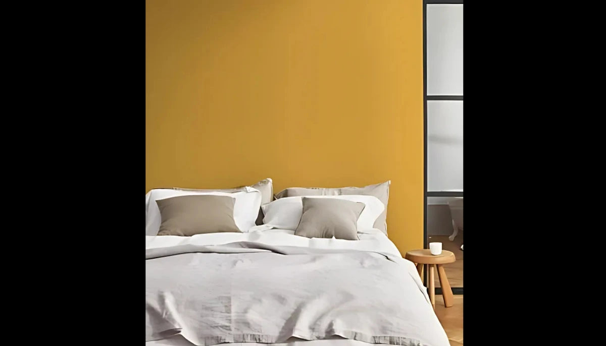 Peel and Stick Wallpaper - RAL 1024 Ochre Yellow - Temporary Paint - offRAL™