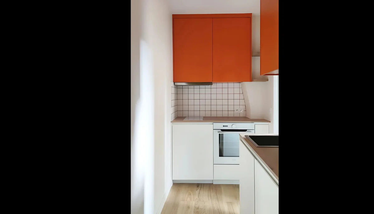 Self Adhesive Wallpaper - RAL 2001 Red Orange - for Kitchen Cabinets & Walls - offRAL™ Paint