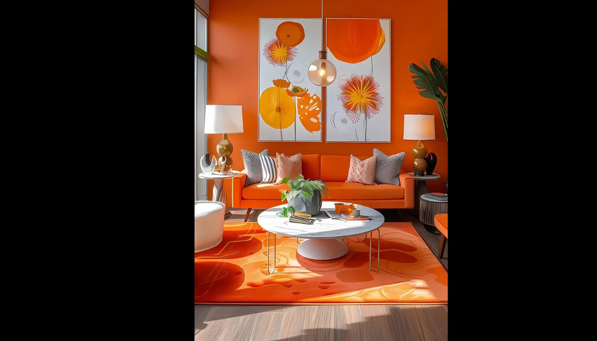 Peel and Stick Paint - RAL 2004 Pure Orange - Solid Color Contact Paper - offRAL™ Paint