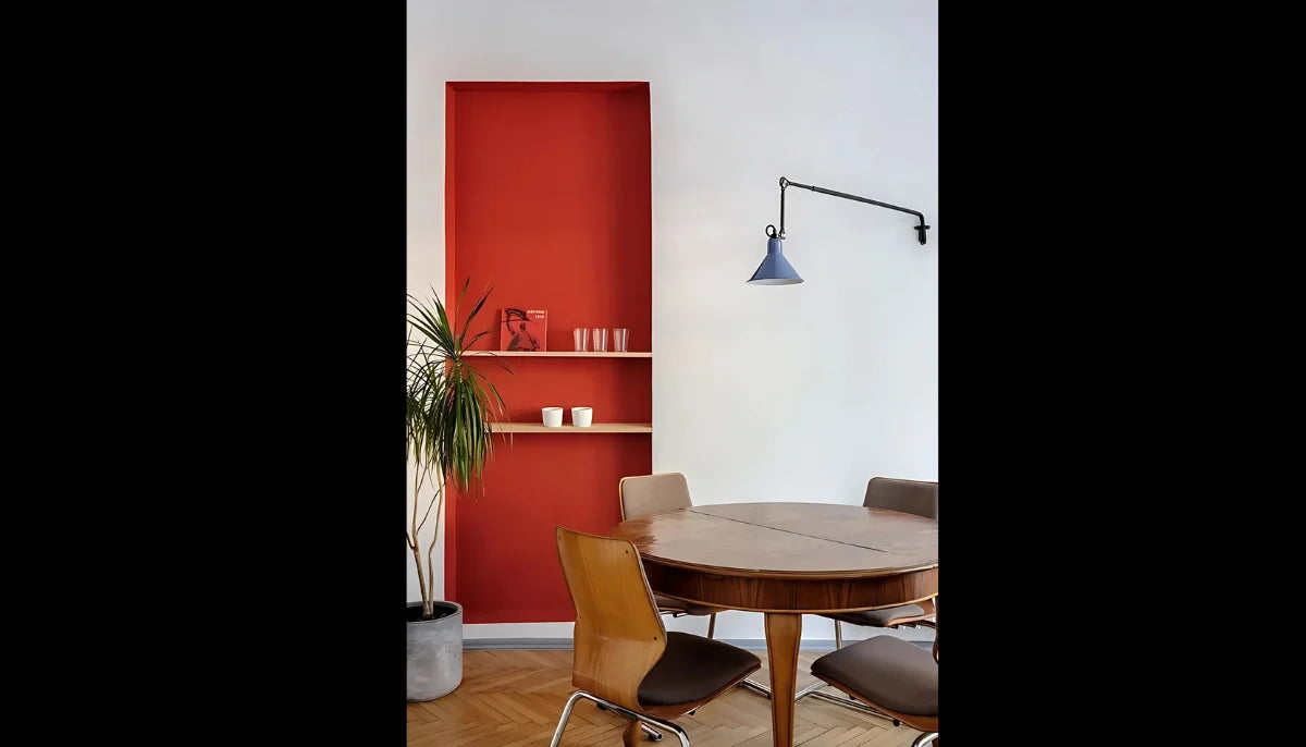 Peel and Stick Wallpaper - RAL 3000 Flame Red - Temporary Paint - offRAL™