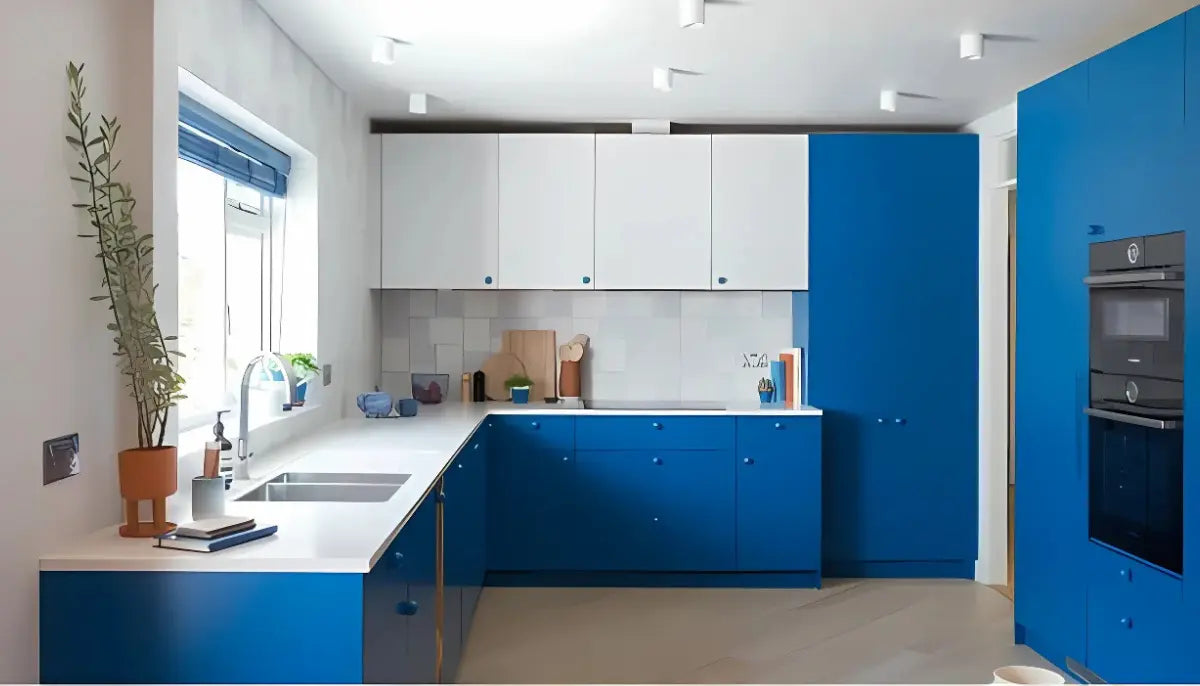 Contact Paper Solid Color - RAL 5017 Traffic Blue - for Cabinets, Countertops, Walls - offRAL™ Paint