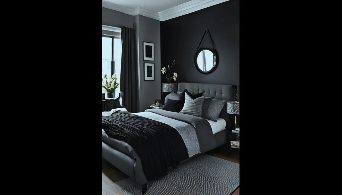 Peel and Stick Wallpaper - RAL 7021 Black Grey - Temporary Paint - offRAL™