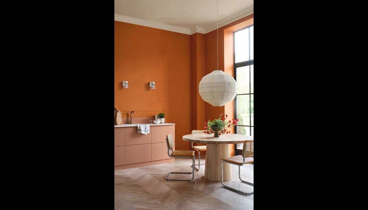 Peel and Stick Paint - RAL 8023 Orange Brown - Solid Color Contact Paper - offRAL™ Paint