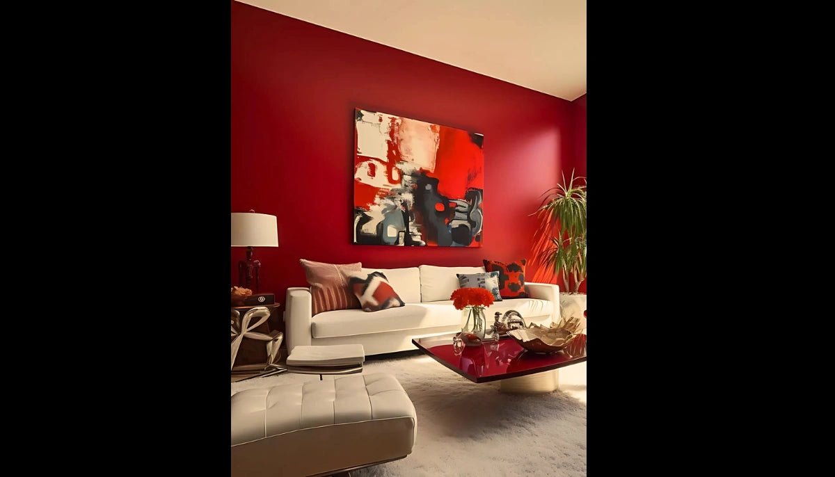 Peel and Stick Paint - RAL 3002 Carmine Red - Solid Color Contact Paper - offRAL™ Paint