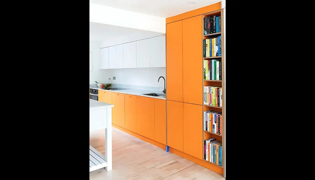 Contact Paper Solid Color - RAL 2000 Yellow Orange - for Cabinets, Countertops, Walls - offRAL™ Paint